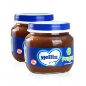 Mellin 美林 宝宝辅食西梅泥 100g*2罐*8组