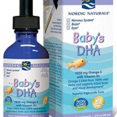 Nordic Naturals  挪威 宝宝液体鱼肝油DHA滴剂/增强免疫  60ml