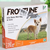 春季除虫，FROTLINE 福来恩 10kg以下小型犬体外驱虫滴剂 整盒3支装 ￥99包邮