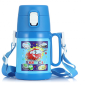 孔雀（Peacock） SSB-400 316不锈钢儿童吸管保温杯 400ml  内置吸管