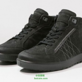 限42码，ECCO 爱步 恩尼奥系列 男士真皮高帮休闲鞋 $73.03 到手￥625 国内￥1999