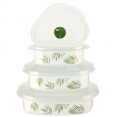 康宁 CORELLE 储存盒6件套  花色素雅，造型美观