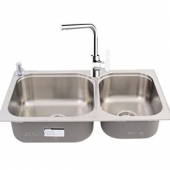 KOHLER 科勒 K-72829T-2SD-NA 丽斯 不锈钢厨房水槽