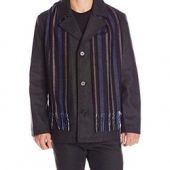 PERRY ELLIS 派瑞•艾磊仕 Wool-Blend 羊毛混纺大衣