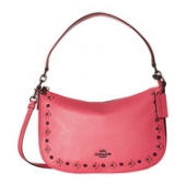 COACH 蔻驰 Floral Rivets Detail Chelsea 女士单肩斜挎包