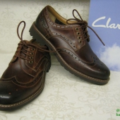 Clarks 其乐 男士烤花系带休闲鞋 Prime会员免费直邮含税到手新低￥340