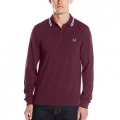 Fred Perry  男士全棉长袖polo衫 日常休闲