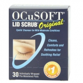 OCuSOFT 眼睑清洁卸妆湿巾30片 Prime会员凑单免费直邮到手￥71