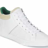 Lacoste 法国鳄鱼 男士真皮高帮休闲鞋 $44.99 到手￥410