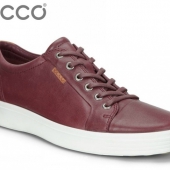 ECCO 爱步 柔酷 男士真皮休闲鞋 $74.99 到手￥615 国内￥1619