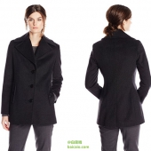 Calvin Klein 女士羊毛混纺外套 2折 新低$49.97 到手￥480