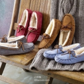 UGG 女士羊毛内衬保暖平底鞋 $49.99 到手￥440
