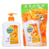 Dettol 滴露 自然清新洗手液 （500g+300g）*2件