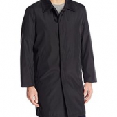 限L码： Perry Ellis Poly Bonded Raincoat With Zip Out Liner 男士风衣