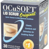 OCuSOFT Lid Scrub Original 眼睑清洁卸妆湿巾 30片