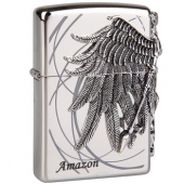 之宝（ZIPPO）  亚马逊女战士 三面徽章打火机*2个