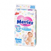花王（KAO） Merries 纸尿裤 L54片*2包 日本原装进口