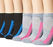凑单！SKECHERS  斯凯奇 女士短颈袜 6双装