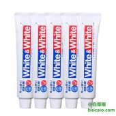 Lion 狮王 White & White 美白牙膏 150g*10支*2件 ￥177.99含税包邮（需用券）