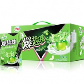 限地区！伊利 爆趣珠乳饮料 苹果味250ml*24盒 21.1元