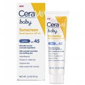 CeraVe SPF45 宝宝防晒乳 99g Prime会员凑单免费直邮到手￥90
