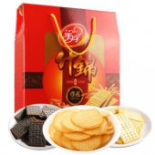 【京东超市】美丹 饼干礼盒 白苏打 什锦味1.2kg