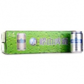 青岛(Tsingtao)啤酒崂山10度330ml*24听 整箱装
