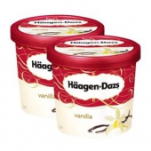 限华东： Häagen·Dazs 哈根达斯 香草口味冰淇淋 87g*2件    25.99元