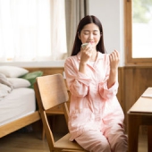 网易严选 女式双层纱家居服套装