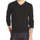 FRENCH CONNECTION Merino Basics 男士美利奴羊毛V领毛衣