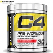 赛尔乐（Cellucor） 细胞肌能 C4金属能量氮泵营养粉 195g*6罐 混合果汁口味