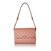 卡尔文 克莱恩（Calvin Klein） Permanent Quilted Lamb 女士单肩包 甜美粉嫩