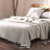 网易严选 全棉色织绗缝四件套1.5米 两色 秒杀价新低￥480包邮