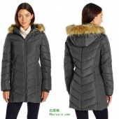 Tommy Hilfiger 女士棉服外套 带兜帽 $53.55 到手￥470