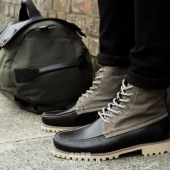 Timberland 添柏岚 男士真皮拼接系带短靴 $69.99 到手￥610