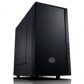 酷冷至尊（CoolerMaster） 小清风静音版 黑色 迷你机箱 MATX，支持水冷排，长显卡