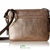 Fossil 化石 女士真皮单肩包 $54.34 到手￥430