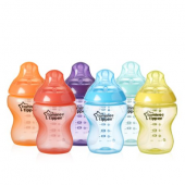 汤美天地（Tommee Tippee） Closer to Nature Fiesta PP奶瓶 260ml*6 *2 易于抓握