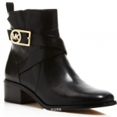 限US5码，MICHAEL Michael Kors 女士真皮短靴 新低$89.99 到手￥750