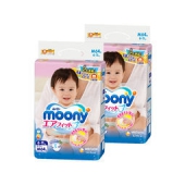 moony 尤妮佳 纸尿裤 M 64片*2包装