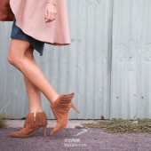 Sam Edelman 女士真皮流苏高跟鞋 新低$49.99 到手￥470