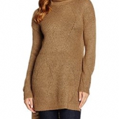 Vero Moda Raven Posh Ls Slit Rollneck 女士高领毛衣