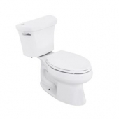 KOHLER 科勒 K-5343T-0 纽华氏五级旋风分体座便器