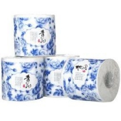 银雅 青花醇经典卷纸4层*180节*10卷