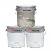 TIKKURILA 芬琳漆 北极雪超白内墙漆2.7L*3 +威玛底漆套装2.7L*1