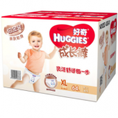 好奇（Huggies） 铂金装 拉拉裤 XL64片*2件 立体护围