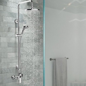 科勒（KOHLER） K-28581T-4-CP 珂悦双花洒淋浴柱 智能恒温