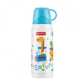 费雪（Fisher Price）  便携式抽真空保温瓶 600ml FP-8612B 蓝色