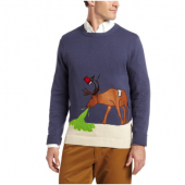 Alex Stevens Reindeer Hangover Ugly Christmas 男士针织衫 卖萌不等圣诞节