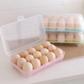 前3分钟# 快勤 厨房15格鸡蛋收纳盒
